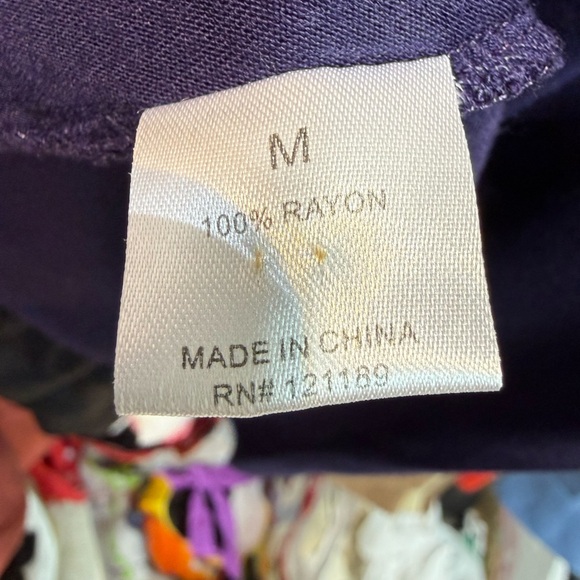 AREA Purple Long Sleeve Top - Picture 3 of 6